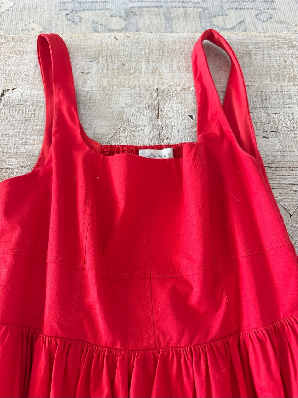 Red maxi Dress - Picture 2 of 4